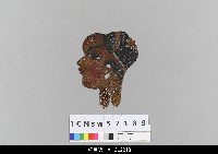 藏品(中國湖北皮影戲偶頭-生)的圖片